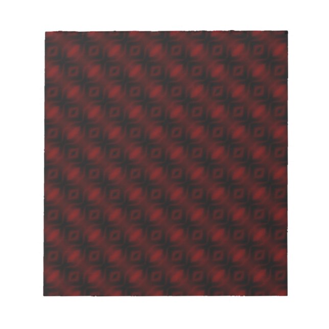 Vintage Red Velvet Tapet Abstract Design Anteckningsblock (Framsida)