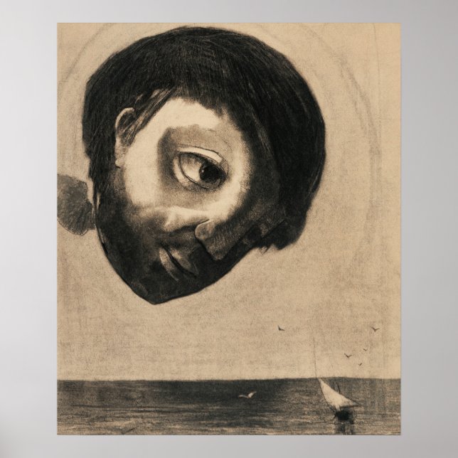 Vintage Redon Teckning Poster (Framsidan)