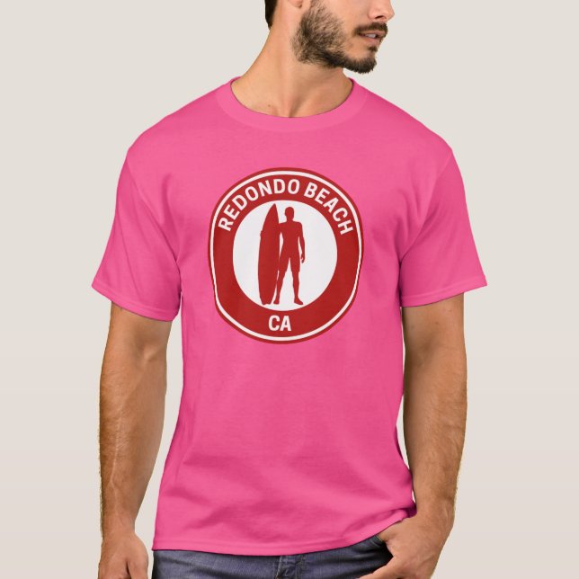 Vintage Redondo Beach California T Shirt (Framsida)
