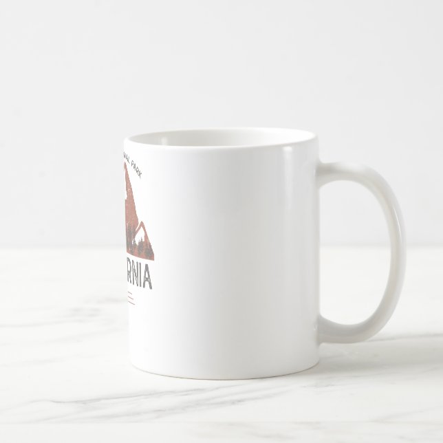 Vintage Redwood National Park California Kaffemugg (Höger)
