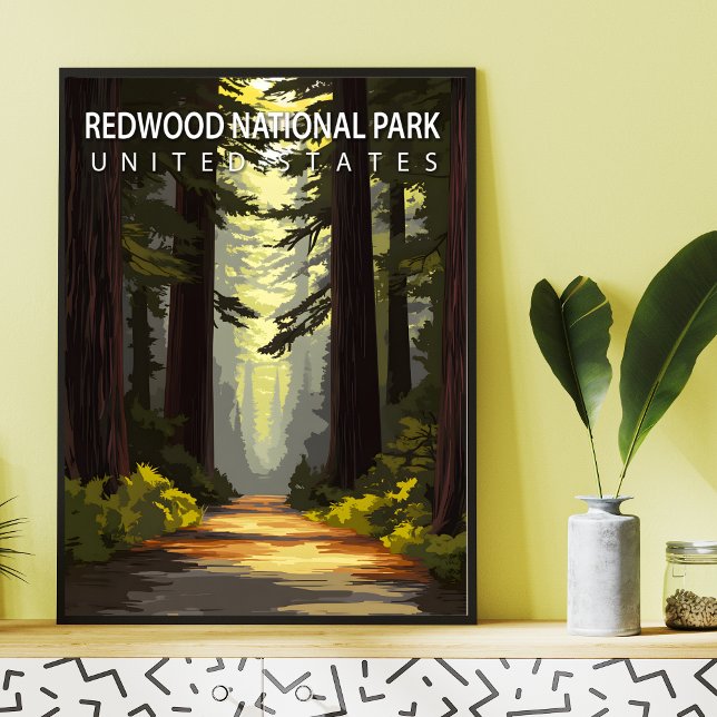 Vintage Redwood National Park – Majestic Forest Poster (Skapare uppladdad)
