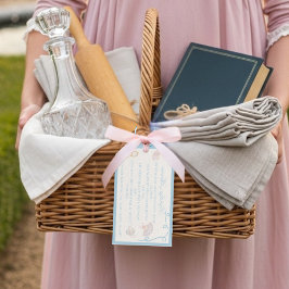 Vintage regency  Bridal Display Shower enclosure Presentetikett