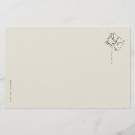 Vintage Regency-romantik inspirerat brevväxling Brevpapper