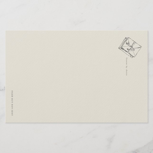 Vintage Regency-romantik inspirerat brevväxling Brevpapper (Framsida)