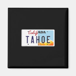 Vintage registreringsskylt från Lake Tahoe Kalifor Magnet