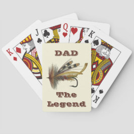 Vintage Regnbåge flygs för fisklegenden Pappa Casinokort