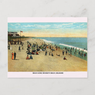 Vintage Rehotwo Beach Delaware-vykort Vykort