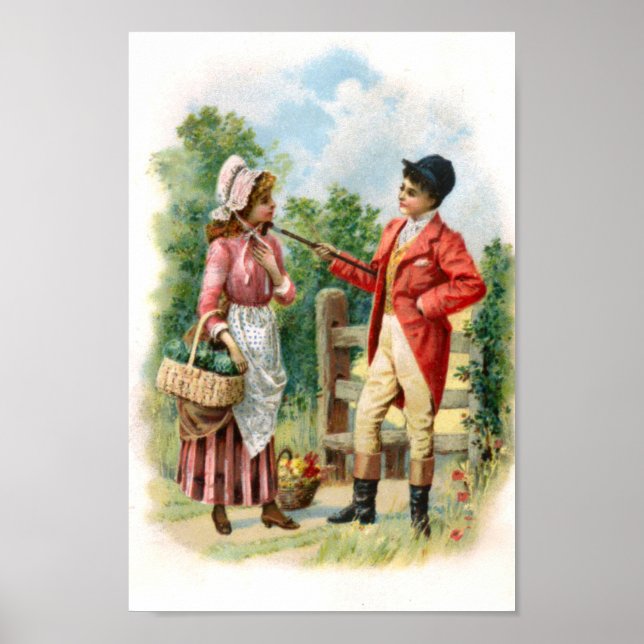 Vintage Reklam A Land Maid Poster (Framsidan)