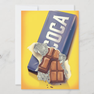 Vintage-reklam för chokladkaka