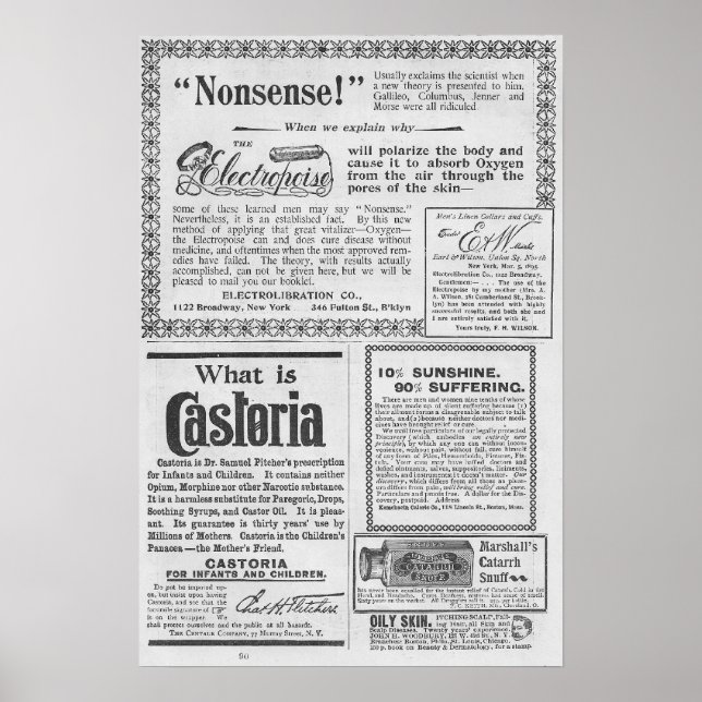 Vintage Reklam Poster (Framsidan)