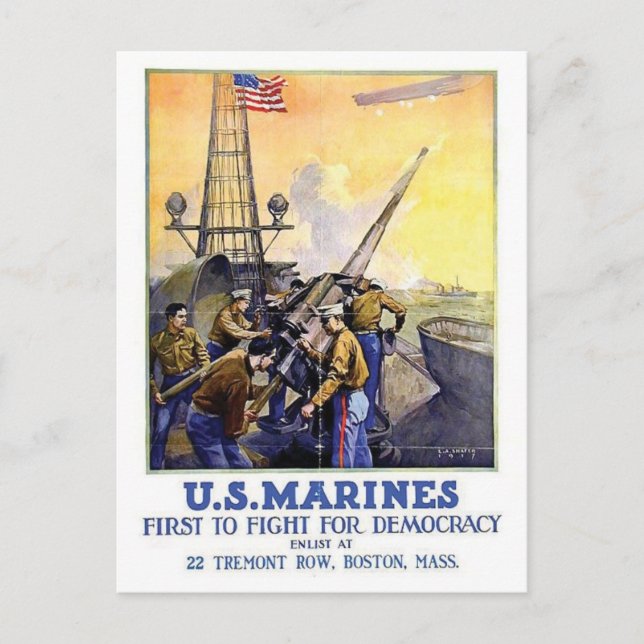 Vintage reklam poster vykort (Framsida)