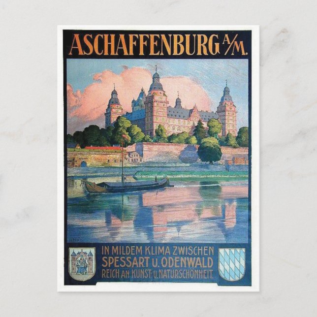 Vintage reklamblad vykort (Framsida)