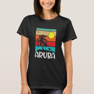 Vintage Relaxing Tropical Aruba Distress Sandy S T Shirt