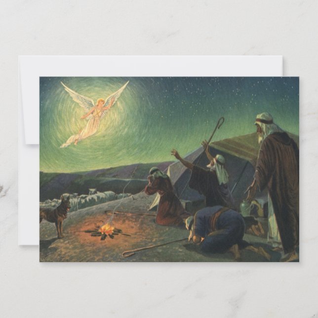 Vintage Religion, Bebådelsen till herdarna (Framsida)