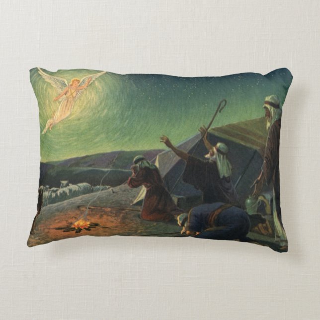 Vintage Religion, Bebådelsen till herdarne Prydnadskudde (Baksidan)