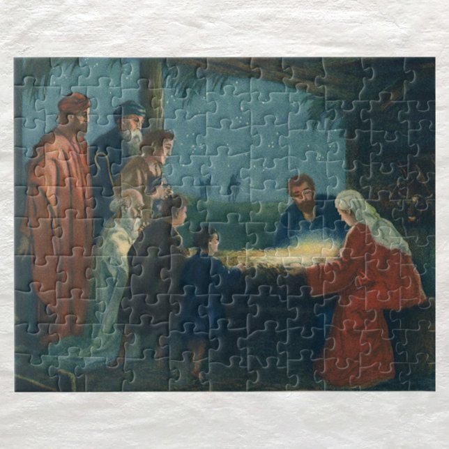 Vintage Religion, hyllning av herdar Pussel (Skapare uppladdad)