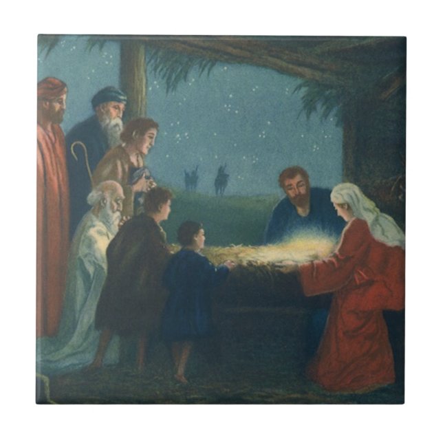 Vintage Religion, hyllning av herdarna Kakelplatta (Framsidan)