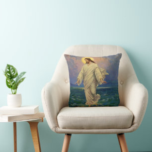 Vintage Religion, Jesus Kristus vandrar på vattnet Kudde