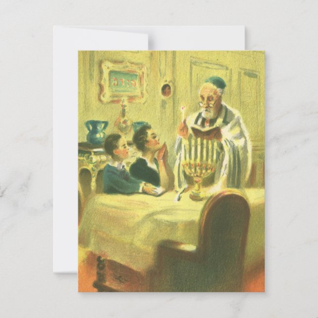 Vintage Religion, judendom, Ljuset Menorah (Framsida)