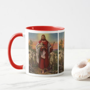 Vintage Religion, Kristus den gode herden flock Mugg