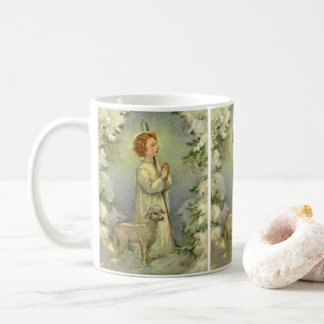 Vintage Religion, Kristus den gode herden Kaffemugg (Med munk)