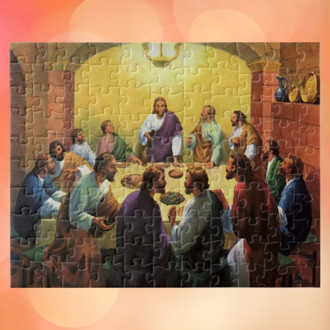 Vintage Religion, sista hjälpen med Jesus Kristus Pussel (Skapare uppladdad)