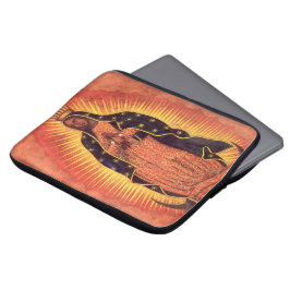 Vintage Religion Virgin Mary Vårt Dam i Guadalupe Laptop Fodral
