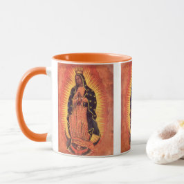 Vintage Religion Virgin Mary Vårt Dam i Guadalupe Mugg
