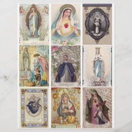 Vintage religiösa bönekort Clipart
