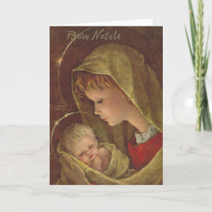 Vintage Religiösa - Italienskt julkort Helgkort