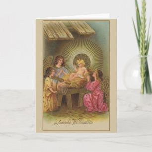 Vintage - Religiösa julkort Helgkort