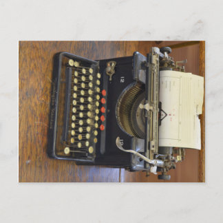 Vintage Remington-skrivmaskin Vykort