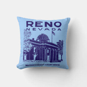 Vintage Reno Nevada Kudde