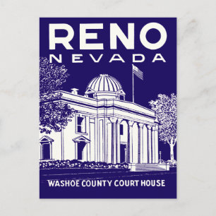 Vintage Reno Nevada Vykort