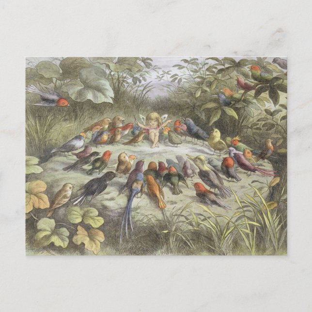 Vintage repetition i Älvland Vykort (Framsida)