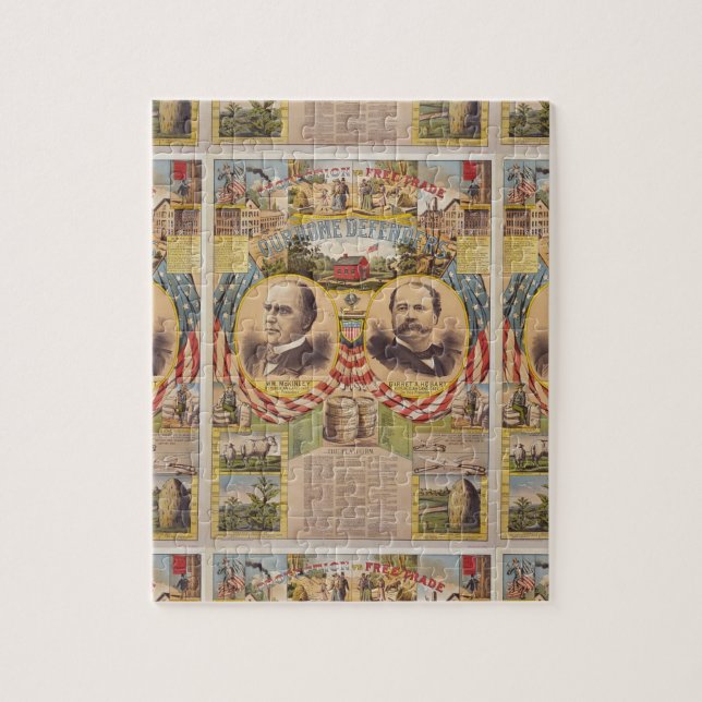 Vintage Republikanska Party Kampanj Pussel (Vertikal)