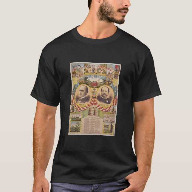 Vintage Republikanska Party Kampanj T Shirt (Framsida)