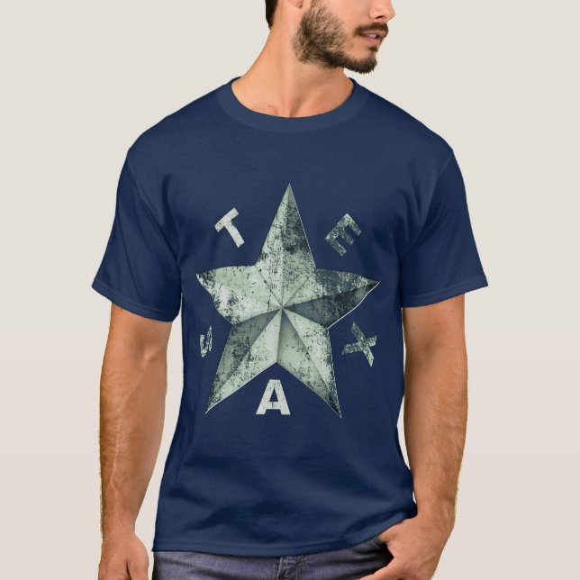 Vintage Republiken Texas T-Shirt (Framsida)