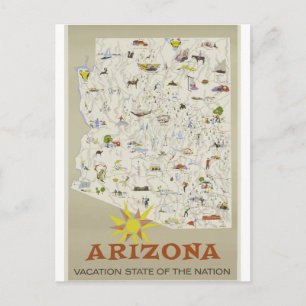 Vintage Resa Arizona Vykort