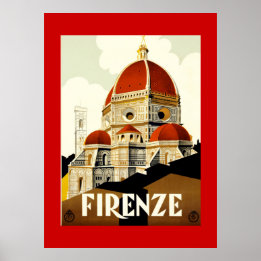 Vintage Resa Firenze Italien Tryck