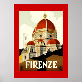 Vintage Resa Firenze Italien Tryck