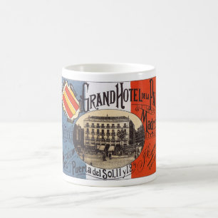 Vintage Resa, Grand Hotel Paix, Madrid, Spanien Kaffemugg