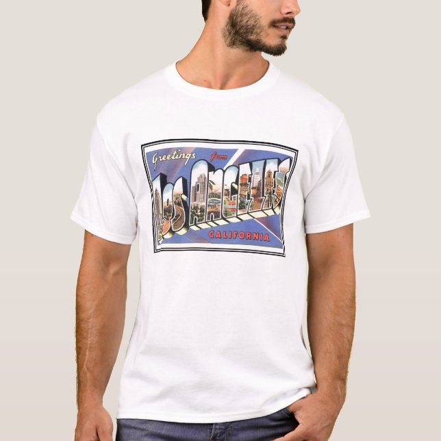 Vintage resa Los Angeles T-shirt (Framsida)