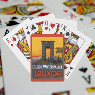 Vintage Resa, Louxor Winter Palace, Egypt Afrika Spelkort