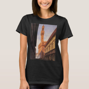 Vintage Resa, Palazzo Vecchio, Florens, Italien T Shirt