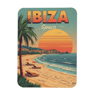 vintage resa Spanien IBIZA Balearerna presenter Magnet