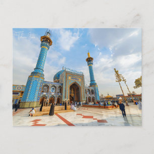 Vintage resa stad Teheran, Iran retro semester Vykort