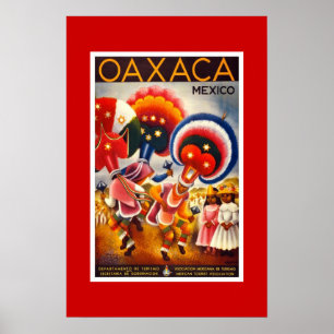 Vintage reseaffisch Mexiko 2 Poster