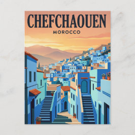 Vintage resehandlingar | Chefchaouen, Marocko Vykort