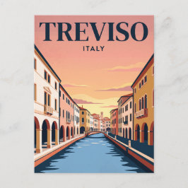 Vintage resehandlingar postkort | Treviso, Italien Vykort